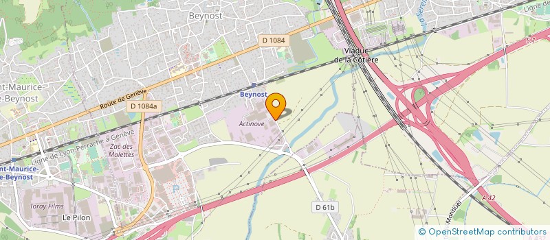 localisation de l'entreprise BCI NORD à BEYNOST