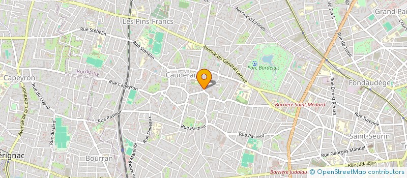 localisation de l'entreprise BCI TRANSACTION 33200  BORDEAUX