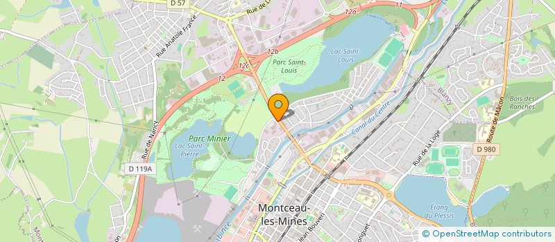 localisation de l'entreprise BCI.V à MONTCEAU-LES-MINES