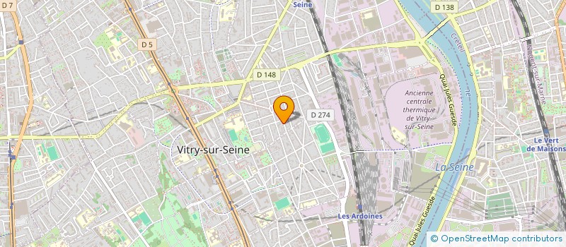 localisation de l'entreprise BCIMMO  VITRY-SUR-SEINE