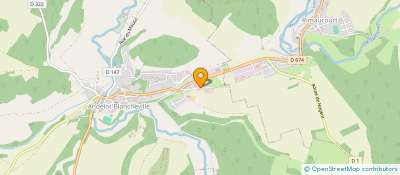 localisation de l'entreprise BCINVEST à ANDELOT-BLANCHEVILLE