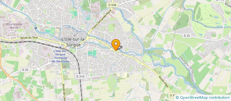 localisation de l'entreprise BCJ à L'ISLE-SUR-LA-SORGUE