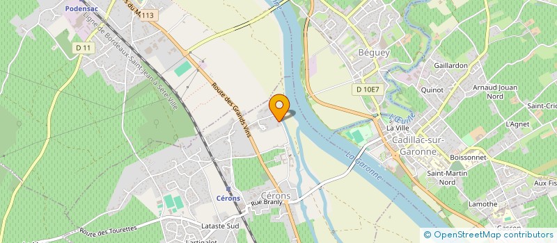 localisation de l'entreprise BCJ-M  CERONS