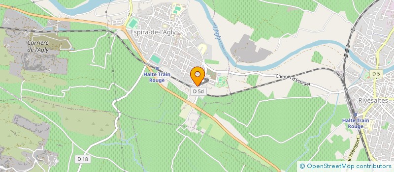 localisation de l'entreprise BCJ2D  ESPIRA-DE-L'AGLY