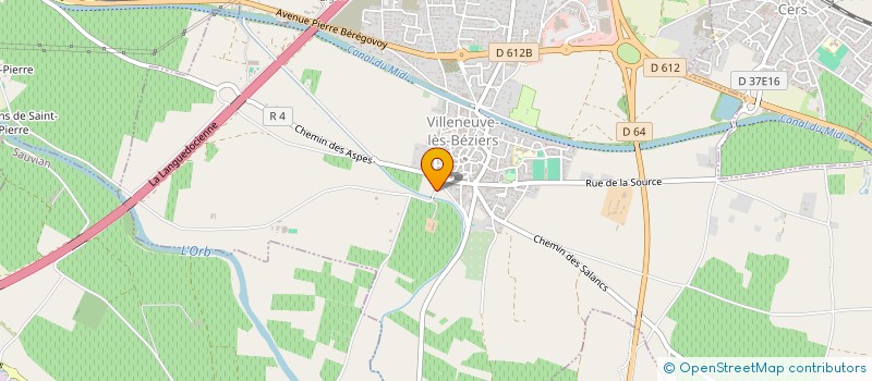 localisation de l'entreprise BCJL  VILLENEUVE-LES-BEZIERS