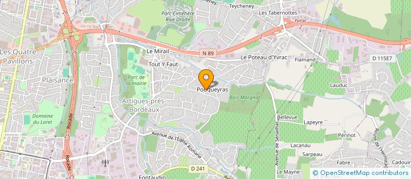 localisation de l'entreprise BCJV  ARTIGUES-PRES-BORDEAUX