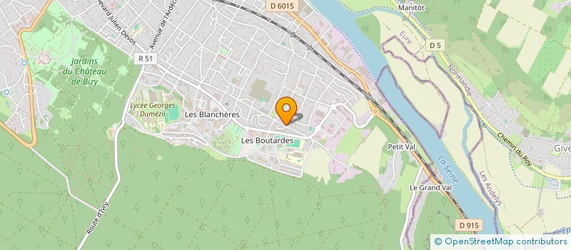 localisation de l'entreprise BCK 27  VERNON