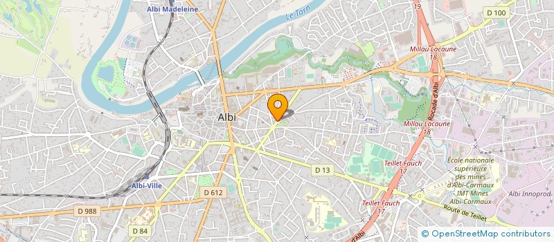 localisation de l'entreprise BCK.ENT à ALBI