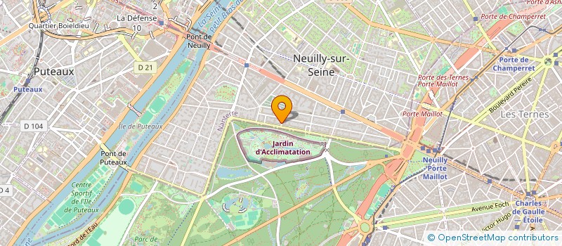 localisation de l'entreprise BCK NEUILLY  NEUILLY-SUR-SEINE