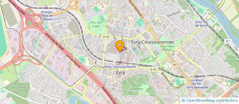 localisation de l'entreprise BCK PLAC à EVRY-COURCOURONNES
