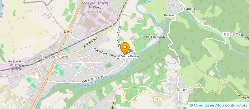 localisation de l'entreprise BCL  BIARS-SUR-CERE