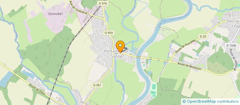 localisation de l'entreprise BCL  PONTAILLER-SUR-SAONE