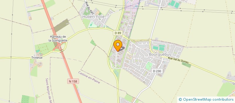 localisation de l'entreprise BCL  BOURGUEBUS