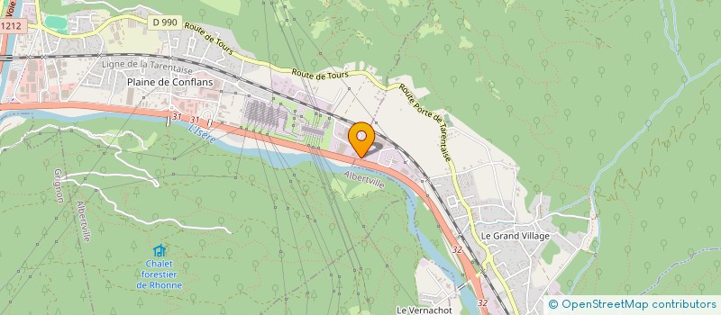 localisation de l'entreprise BCL BOURG  TOURS-EN-SAVOIE