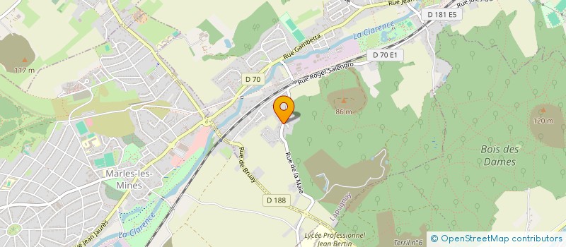 localisation de l'entreprise BCL BOXING CLUB LABEUVRIERE  LAPUGNOY