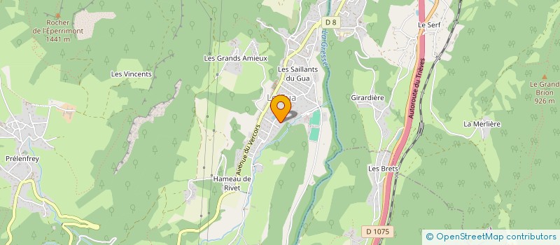 localisation de l'entreprise BCL DIFFUSION  LE GUA