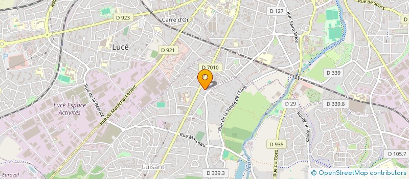 localisation de l'entreprise BCL FINANCES à LUISANT