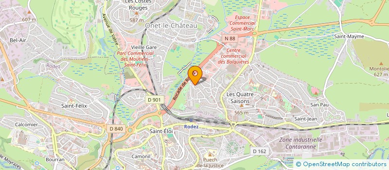 localisation de l'entreprise BCLB  ONET-LE-CHATEAU