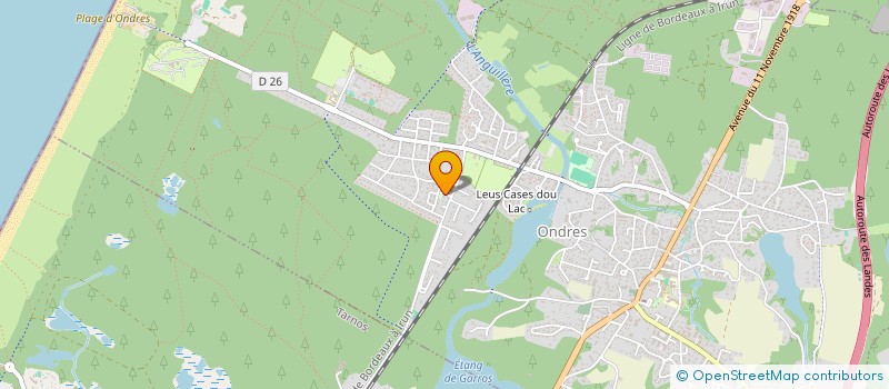 localisation de l'entreprise BCLB à ONDRES