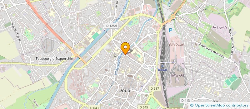 localisation de l'entreprise BCLE  DOUAI