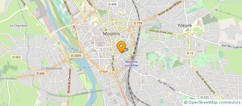 localisation de l'entreprise BCLFG LA TRONCAIS BAS à MOULINS