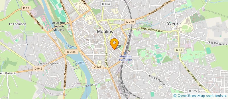 localisation de l'entreprise BCLFG LA TRONCAIS HAUT à MOULINS