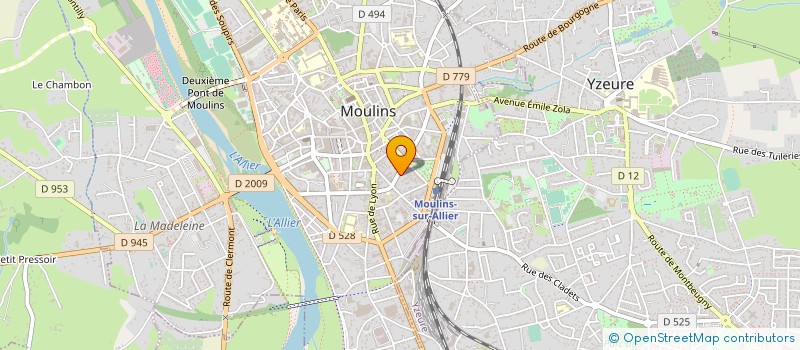 localisation de l'entreprise BCLFG LE LIEU BOURGEOIS à MOULINS