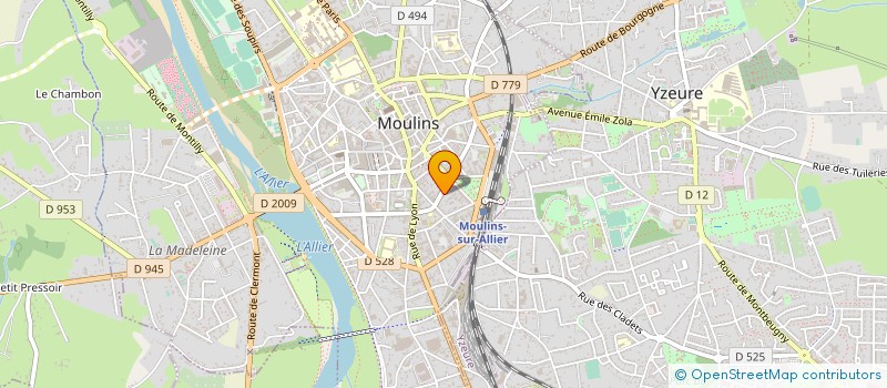 localisation de l'entreprise BCLFG LE MONCIAU  MOULINS