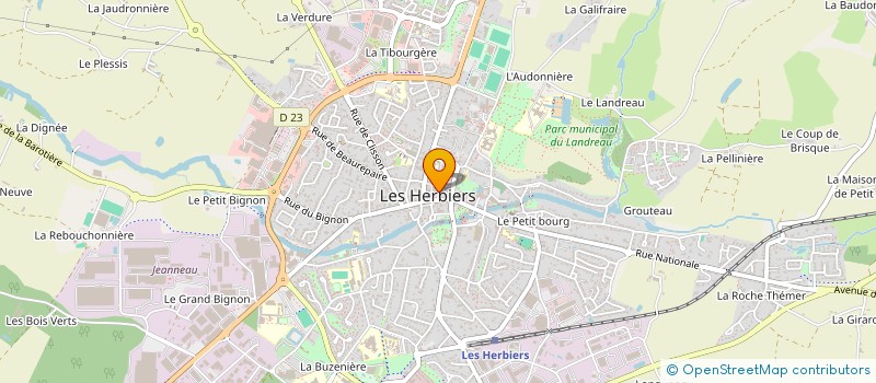 localisation de l'entreprise BCLH  LES HERBIERS