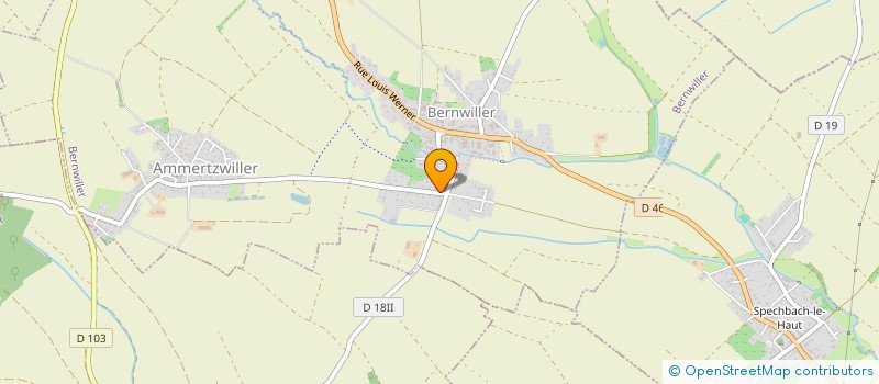 localisation de l'entreprise BCLH  BERNWILLER