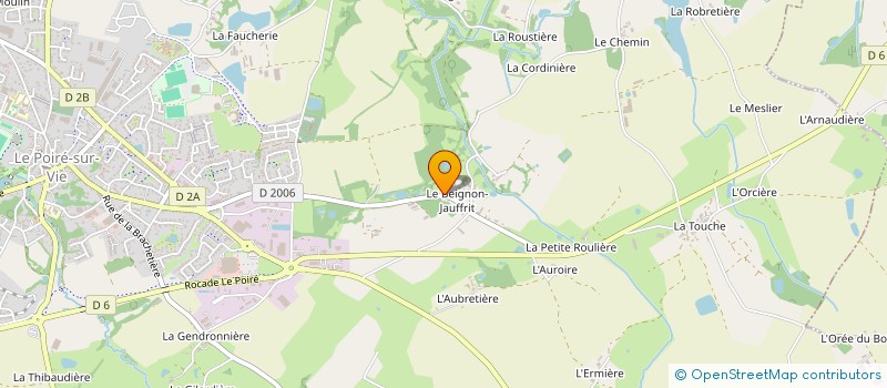 localisation de l'entreprise BCLM  LE POIRE-SUR-VIE