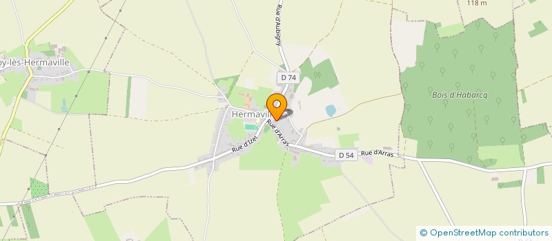 localisation de l'entreprise BCM  HERMAVILLE