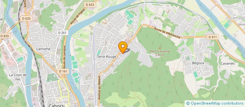 localisation de l'entreprise BCM  CAHORS