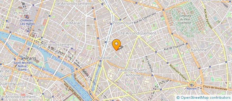 localisation de l'entreprise BCM  PARIS