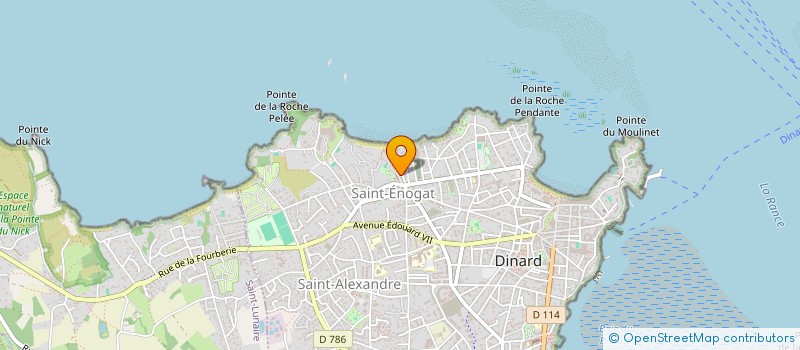 localisation de l'entreprise BCM 47  DINARD