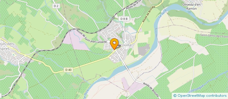 localisation de l'entreprise BCM  BROUILLA