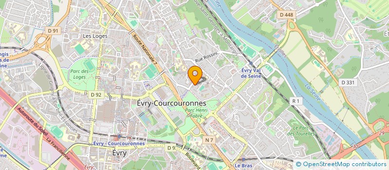 localisation de l'entreprise BCM à EVRY-COURCOURONNES
