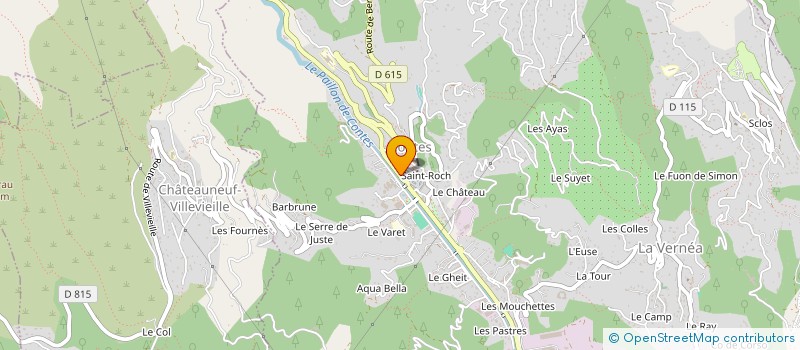 localisation de l'entreprise BCM  CONTES