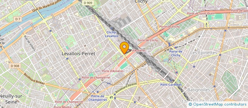 localisation de l'entreprise BCM à LEVALLOIS-PERRET