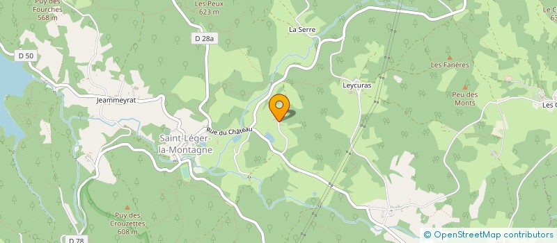 localisation de l'entreprise BCM 87  LA JONCHERE ST MAURICE