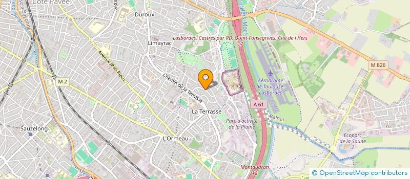 localisation de l'entreprise BCM à TOULOUSE