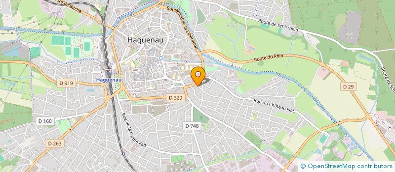 localisation de l'entreprise BCM  HAGUENAU