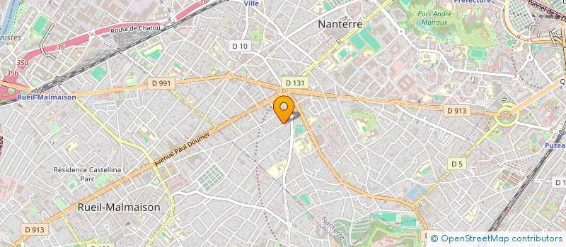 localisation de l'entreprise BCM  NANTERRE