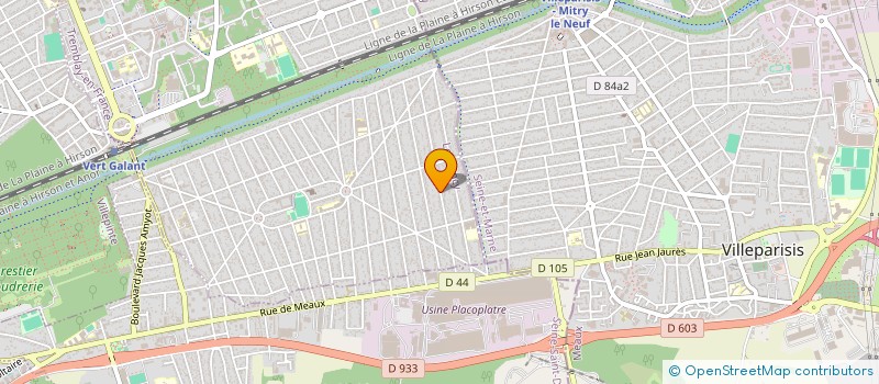 localisation de l'entreprise BCM  TREMBLAY-EN-FRANCE