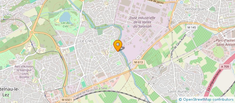 localisation de l'entreprise BCM AUTO à LE CRES