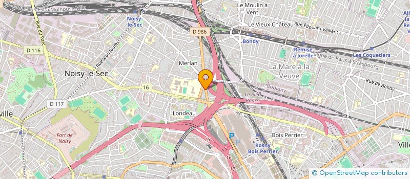 localisation de l'entreprise BCM BAT à NOISY-LE-SEC