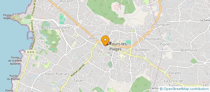 localisation de l'entreprise BCM BATIVAR SARL à SIX-FOURS-LES-PLAGES