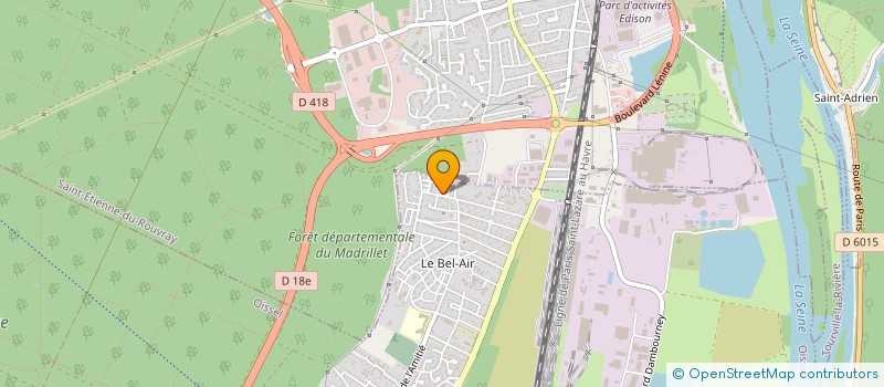 localisation de l'entreprise BCM CONSTRUCTIONS à OISSEL