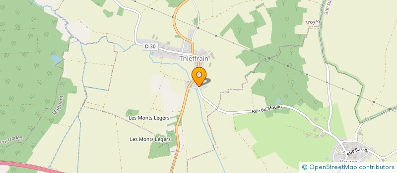 localisation de l'entreprise BCM CREATION ET ENTRETIEN  THIEFFRAIN