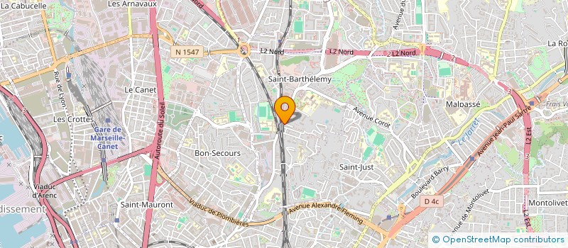 localisation de l'entreprise BCM FOOD  MARSEILLE